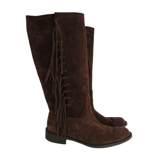 Coach hot sale fringe boot