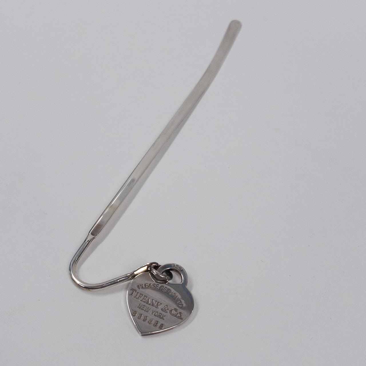 Tiffany & Co. Sterling Silver Heart Charm Bookmark