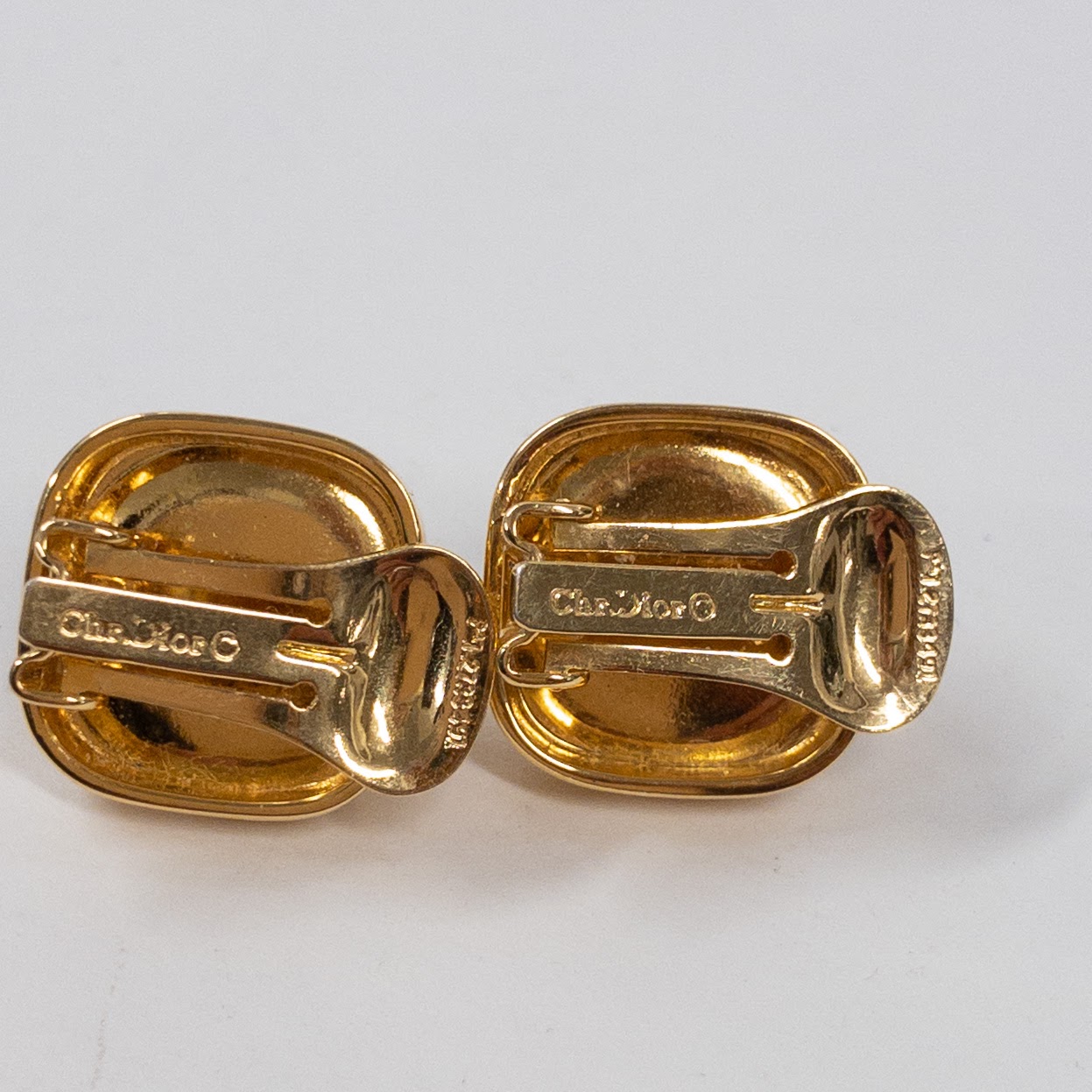 Christian Dior Clip Earrings