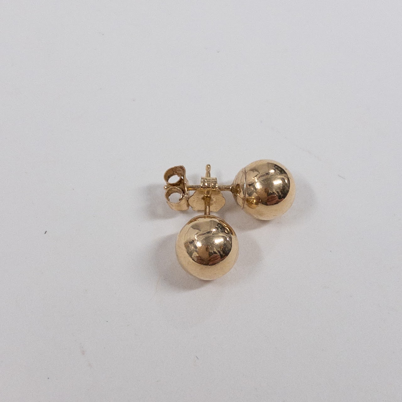 14K Gold Ball Earrings