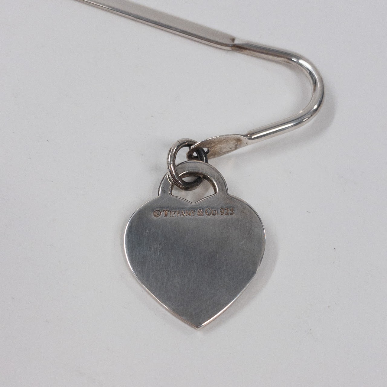 Tiffany & Co. Sterling Silver Heart Charm Bookmark