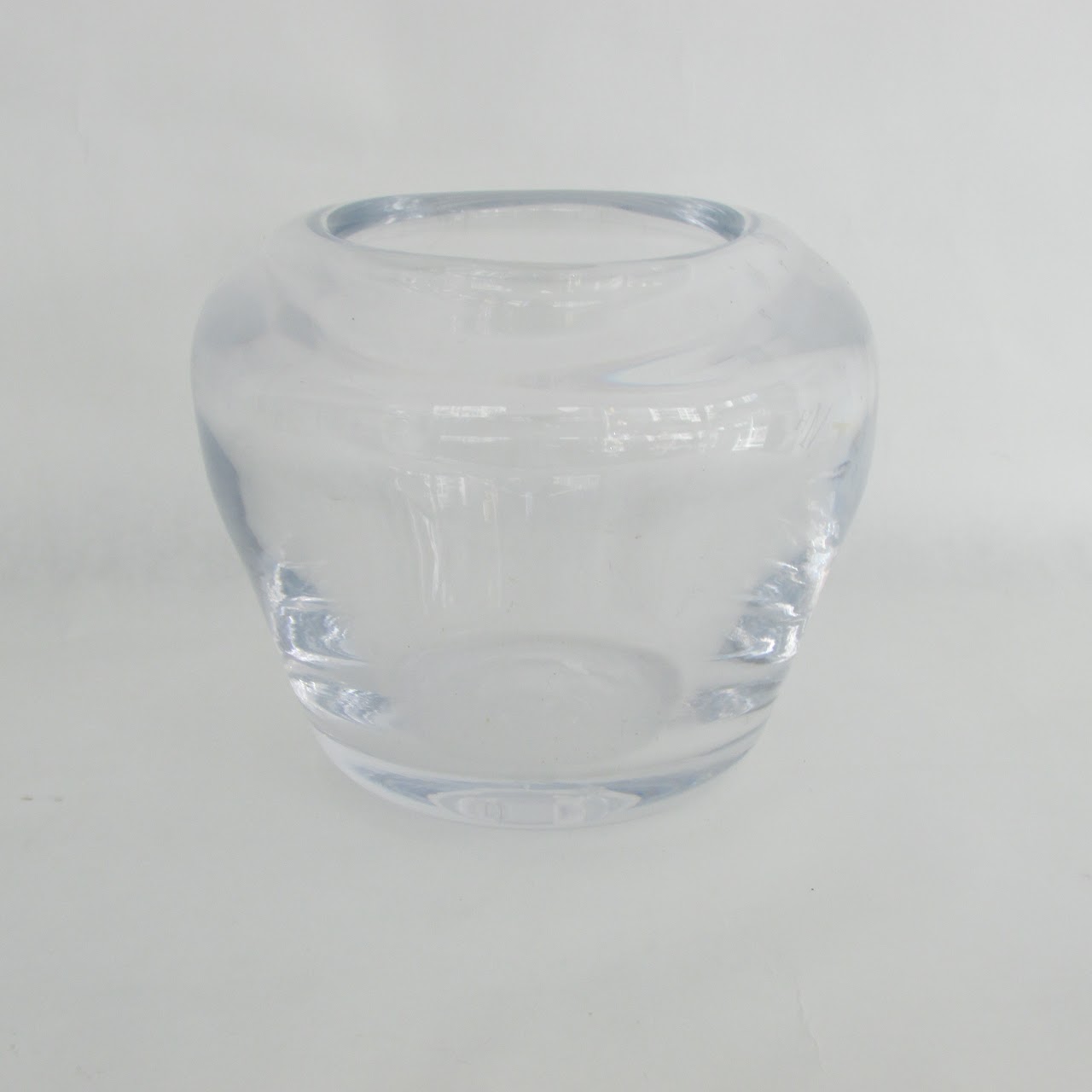 Simon Pearce Monogrammed Crystal Bowl