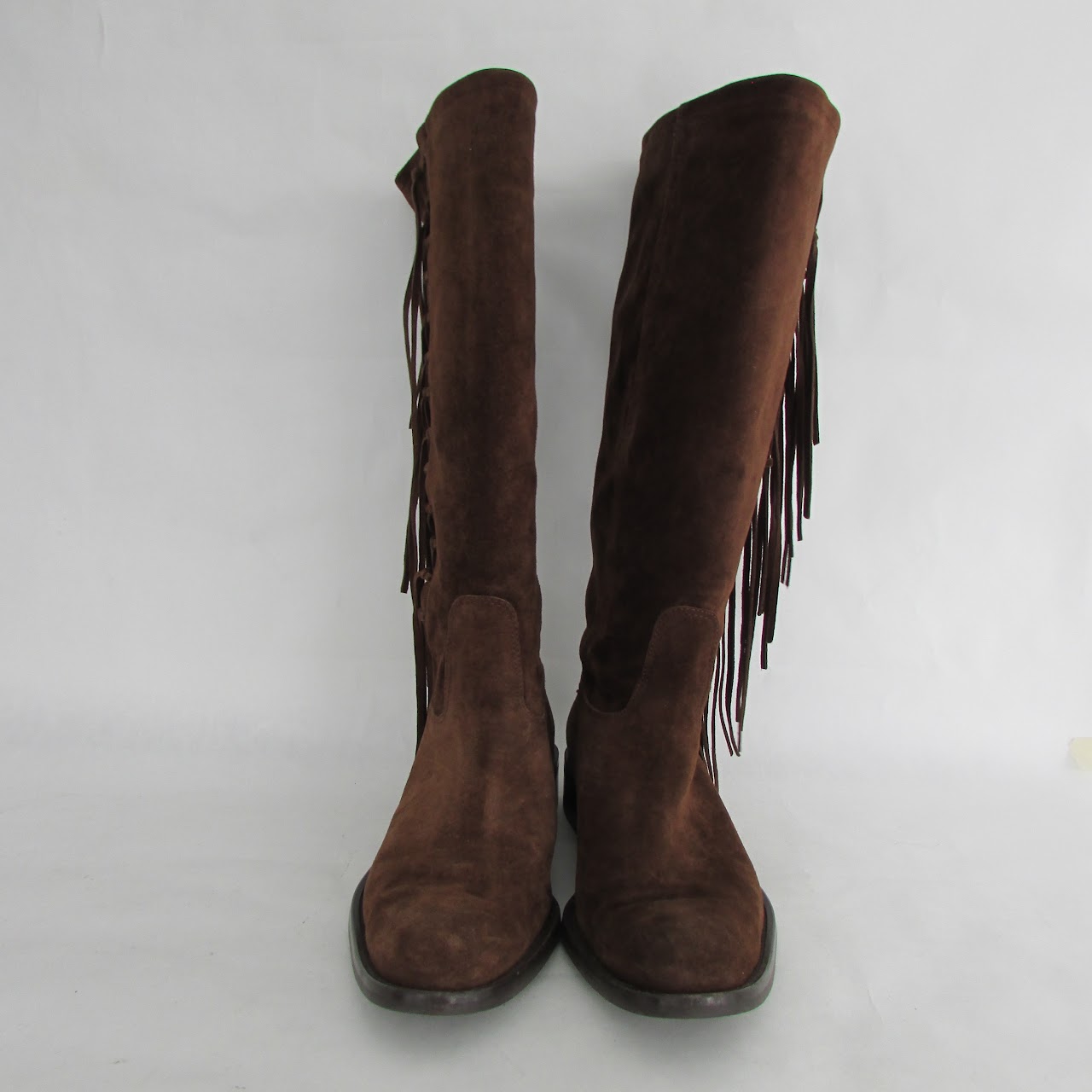 Coach Suede Fringe Boots