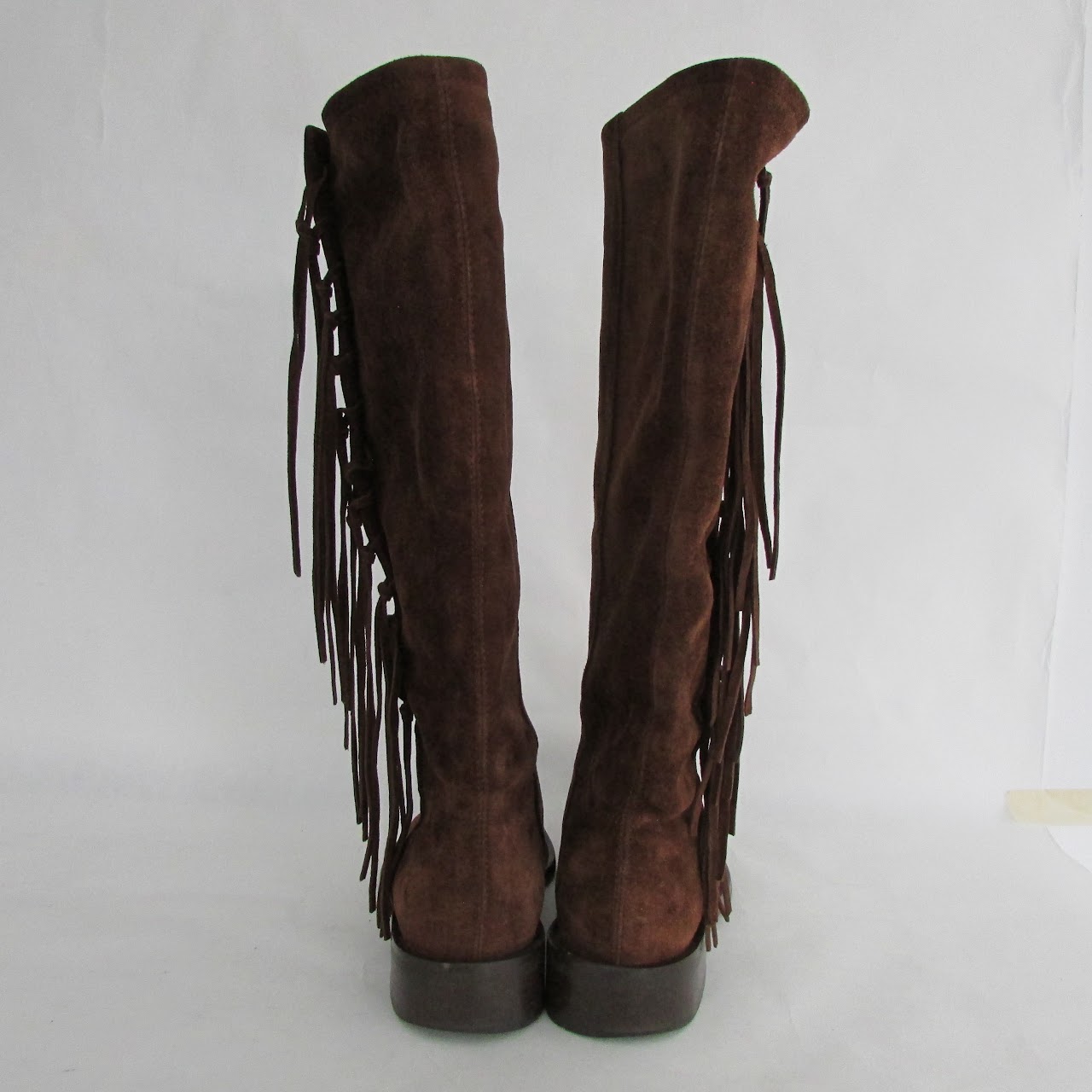 Coach Suede Fringe Boots