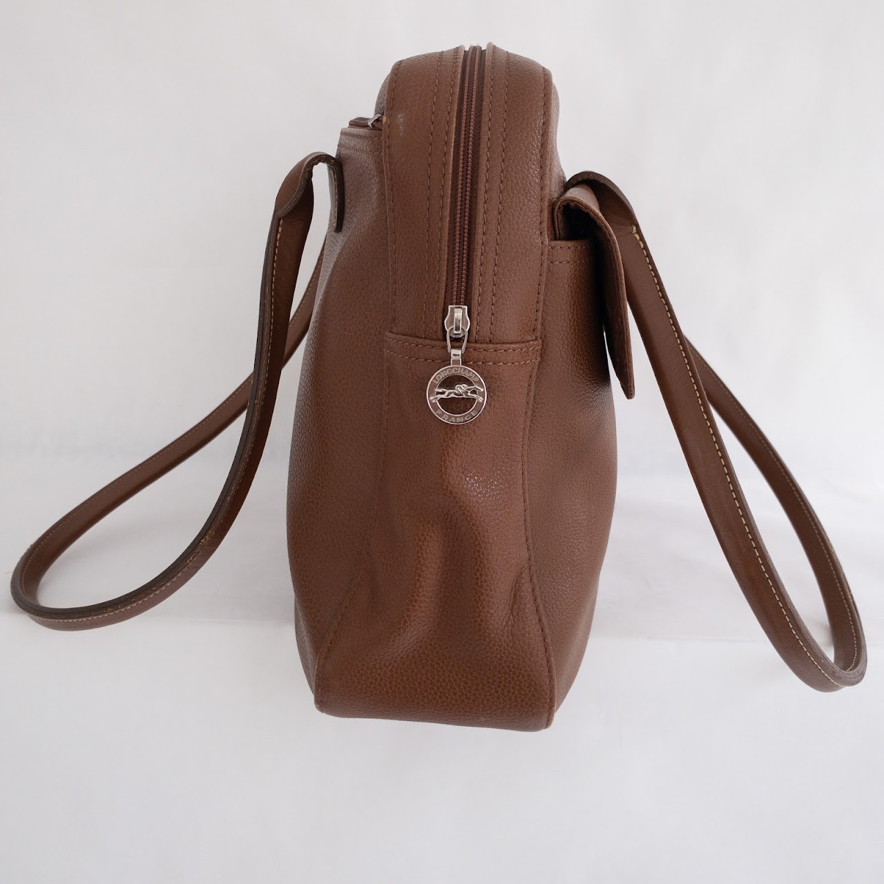 Longchamp Leather Satchel