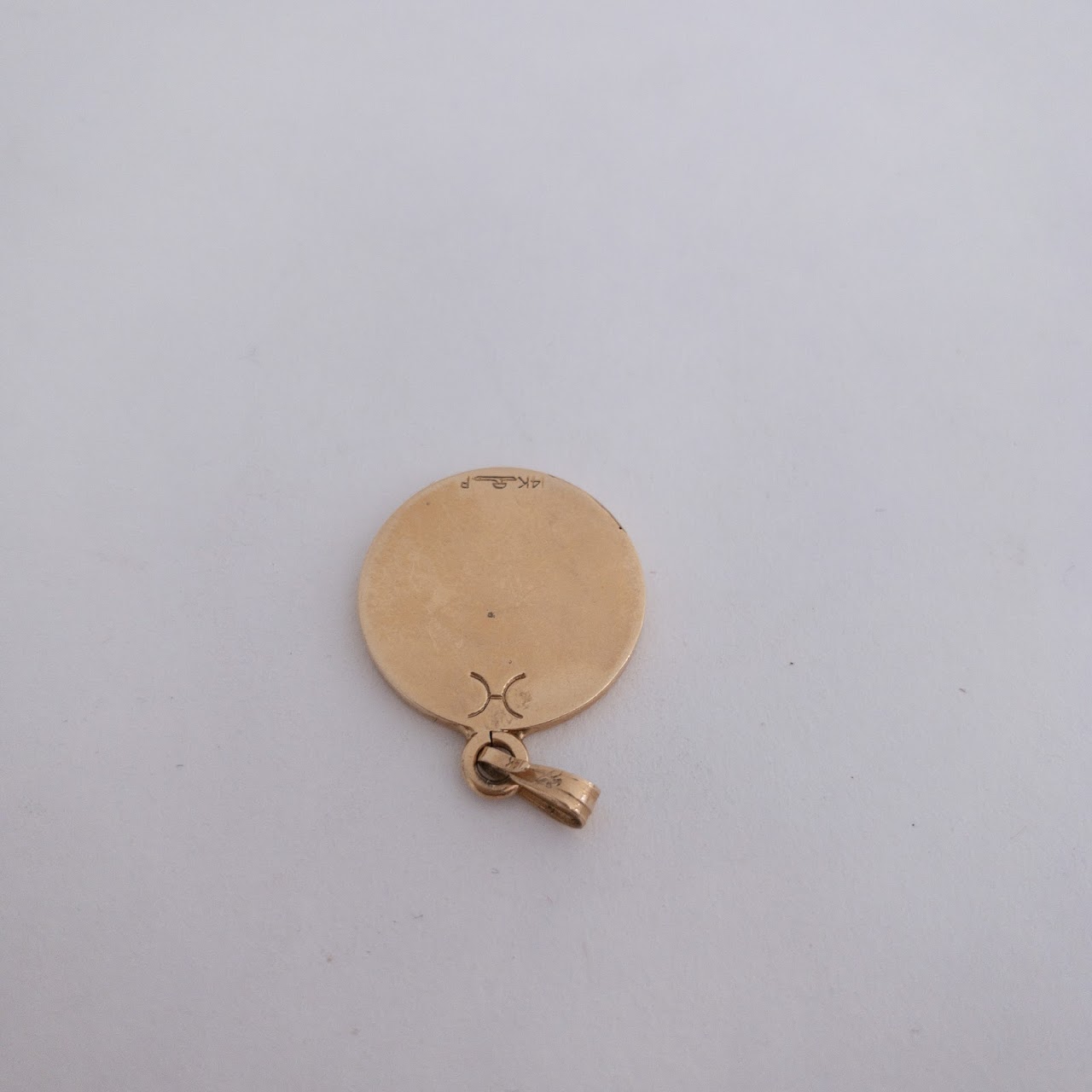 14K Gold Pisces Charm