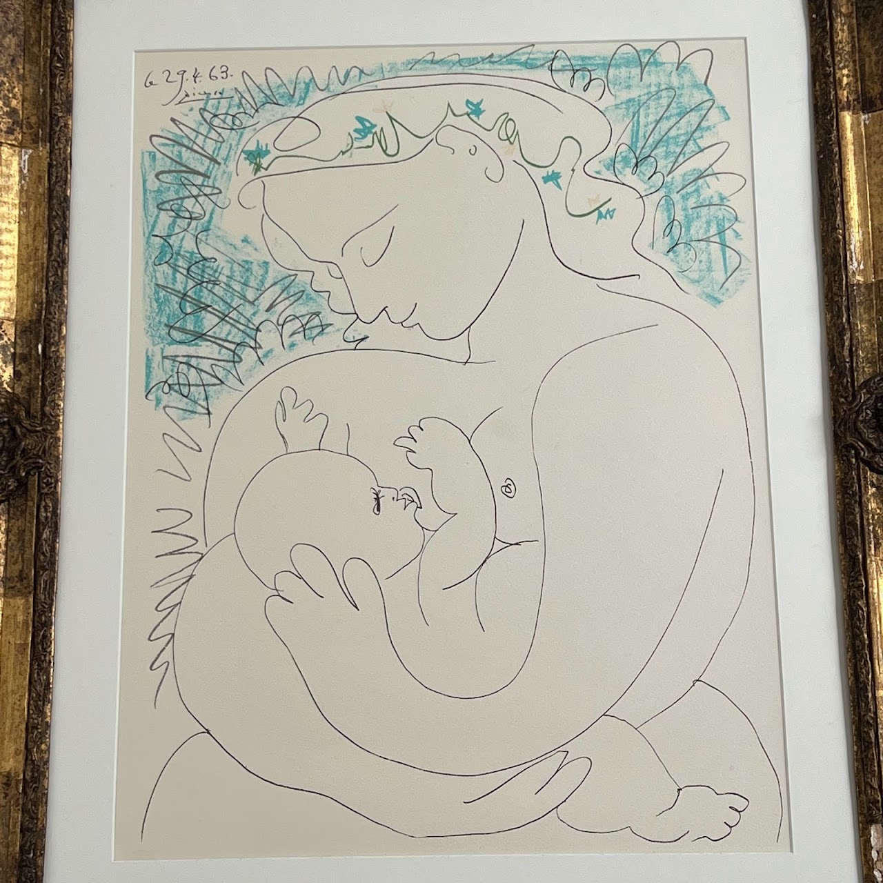 Pablo Picasso Mother and Child Lithograph