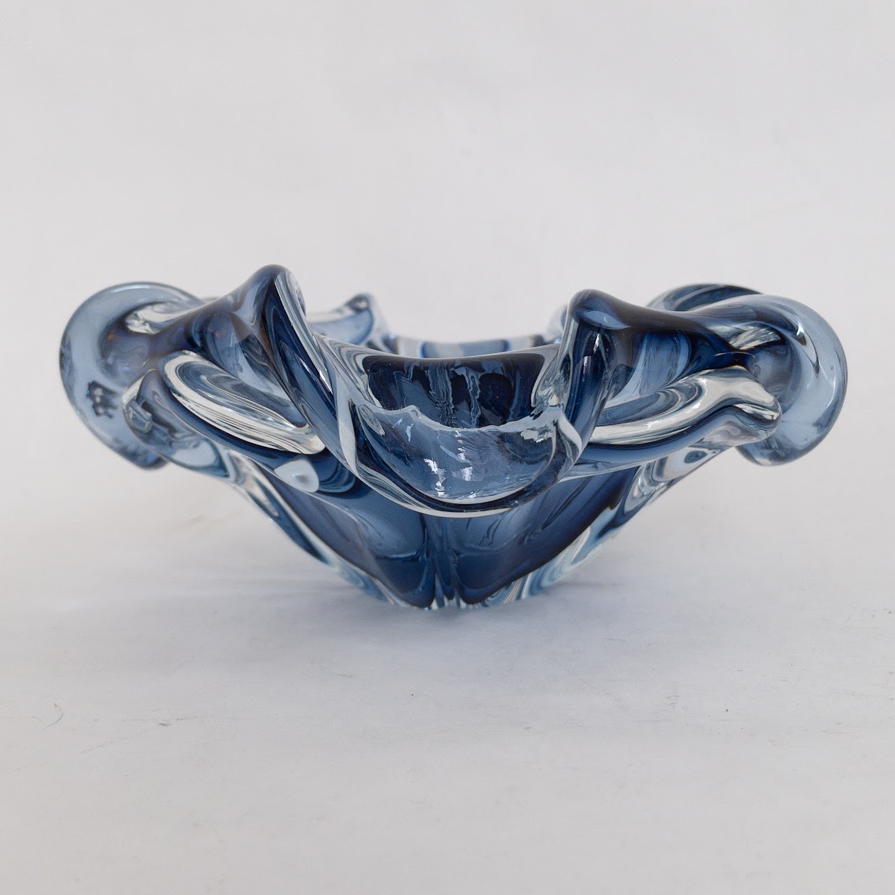 Murano Glass Ruffle Bowl