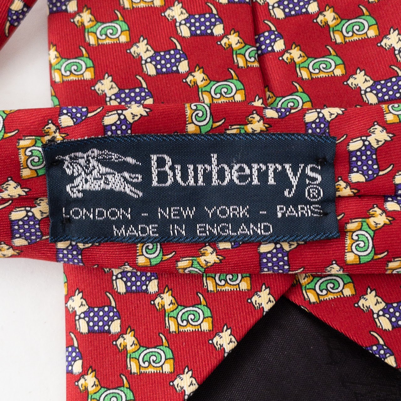 Burberry's Terrier Print Necktie