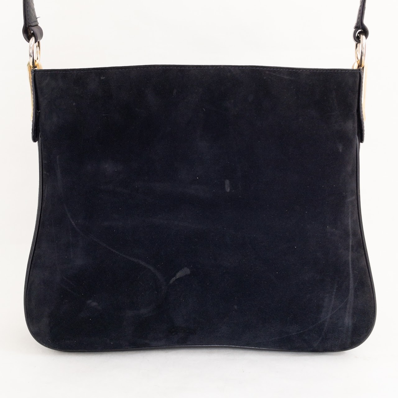 Gucci Vintage Navy Blue Shoulder Bag