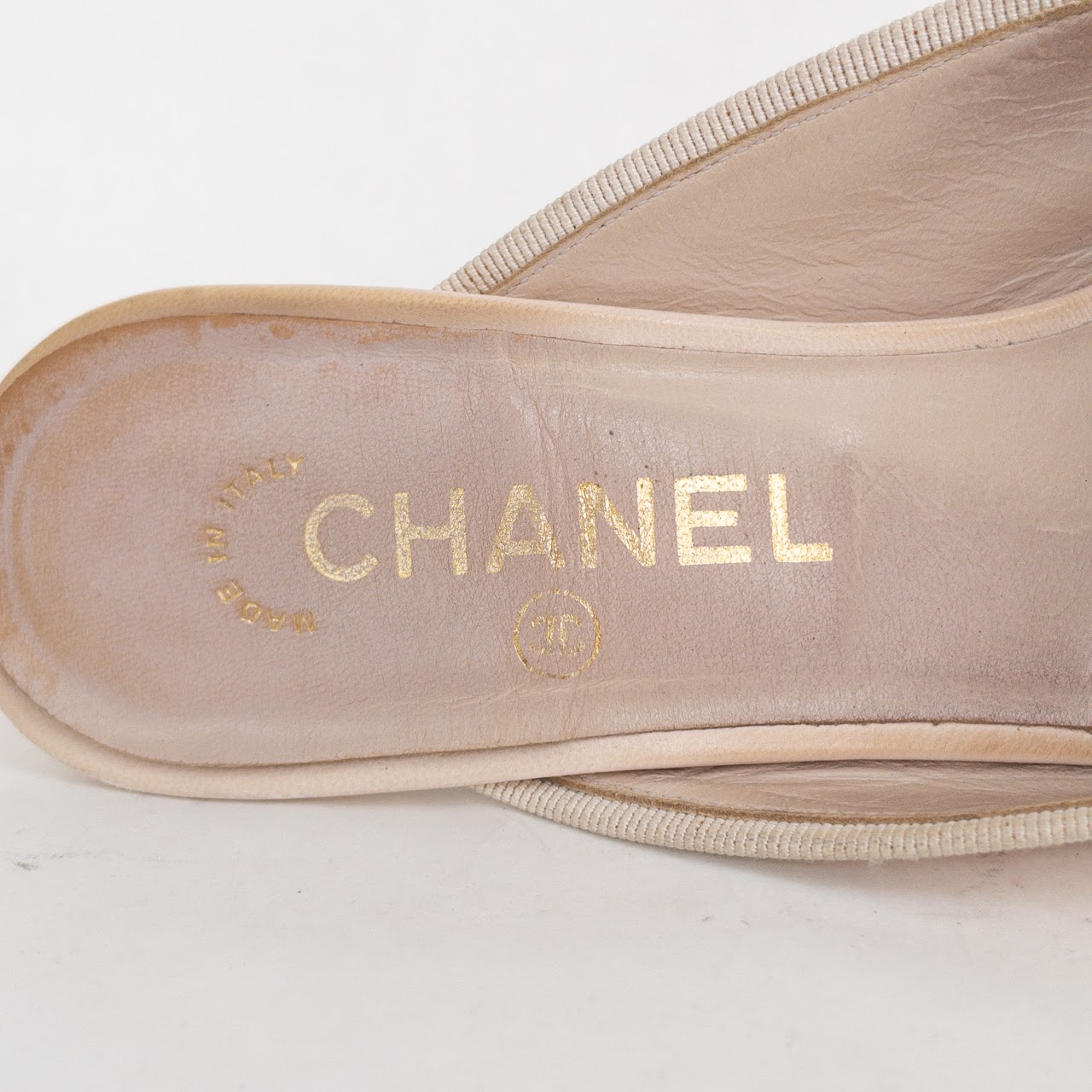 Chanel Cap Toe Mules