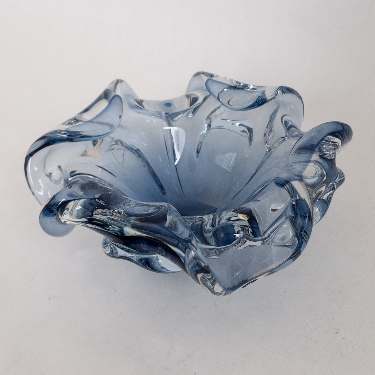 Murano Glass Ruffle Bowl