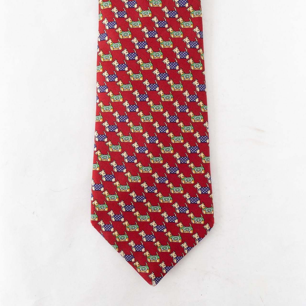 Burberry's Terrier Print Necktie