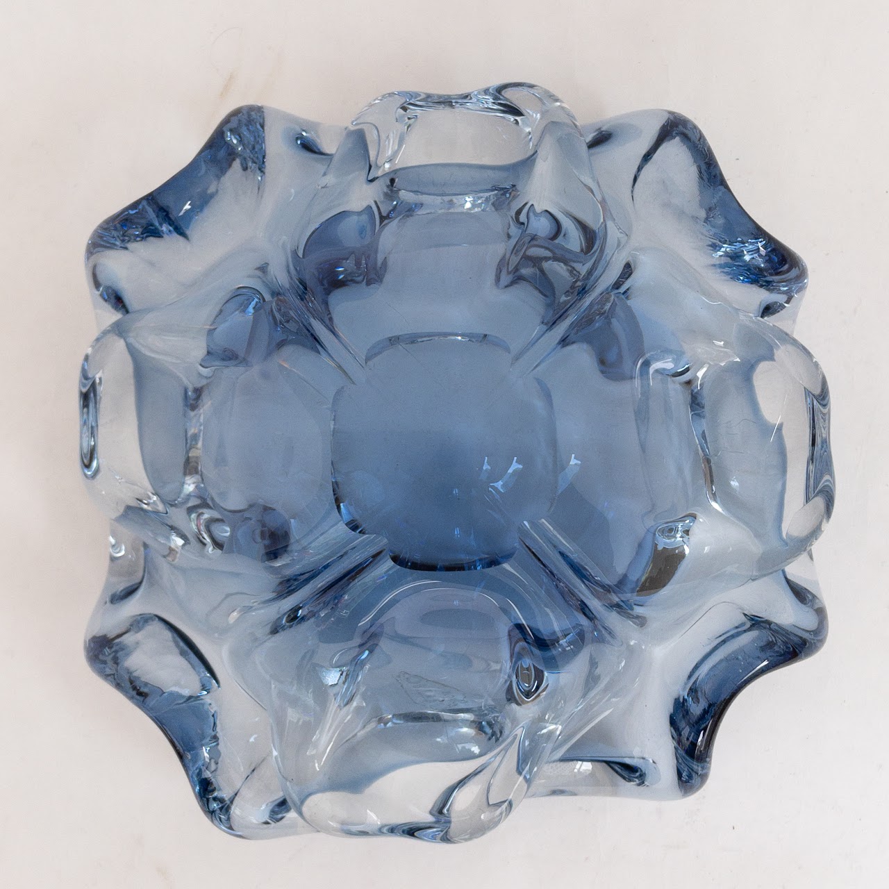 Murano Glass Ruffle Bowl