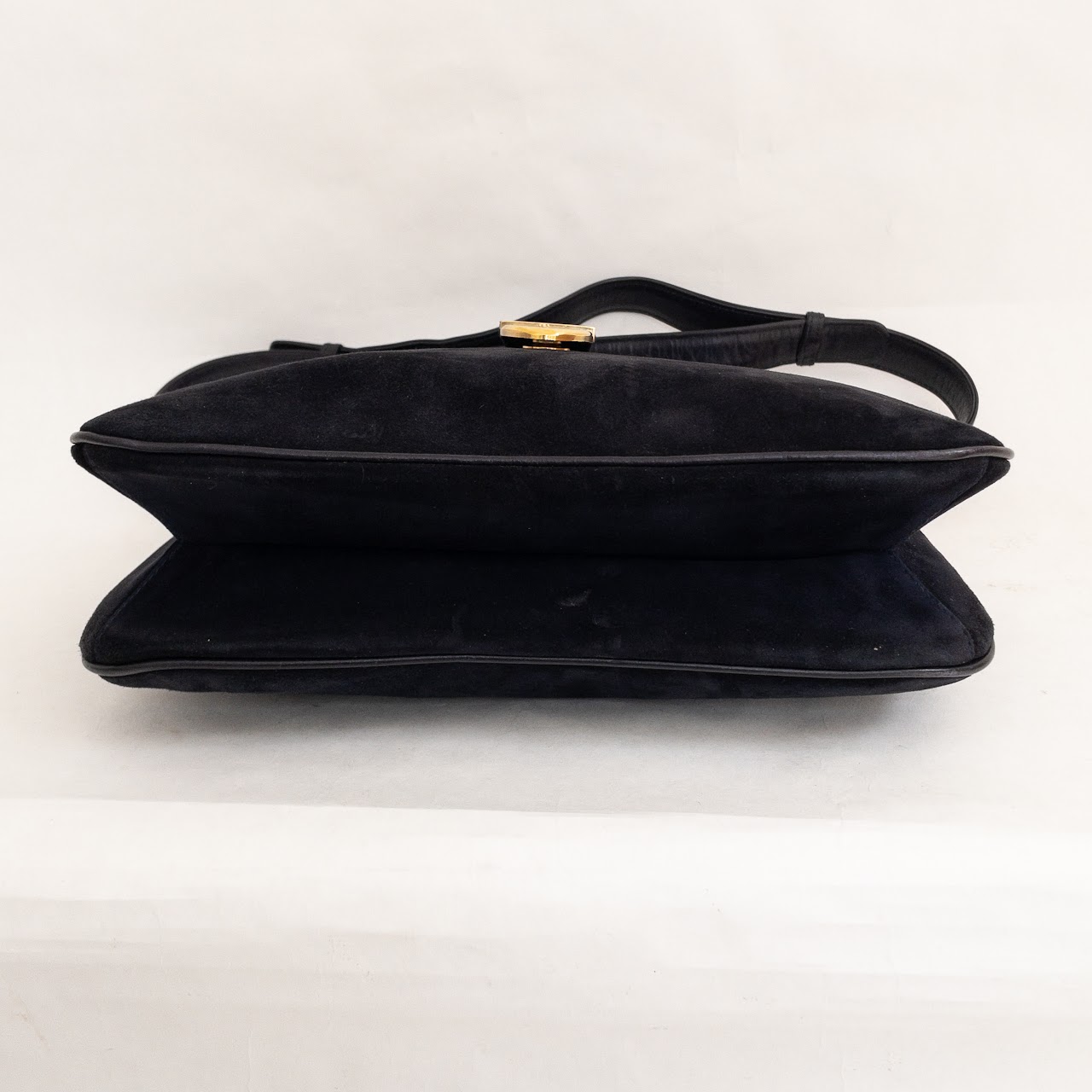 Gucci Vintage Navy Blue Shoulder Bag