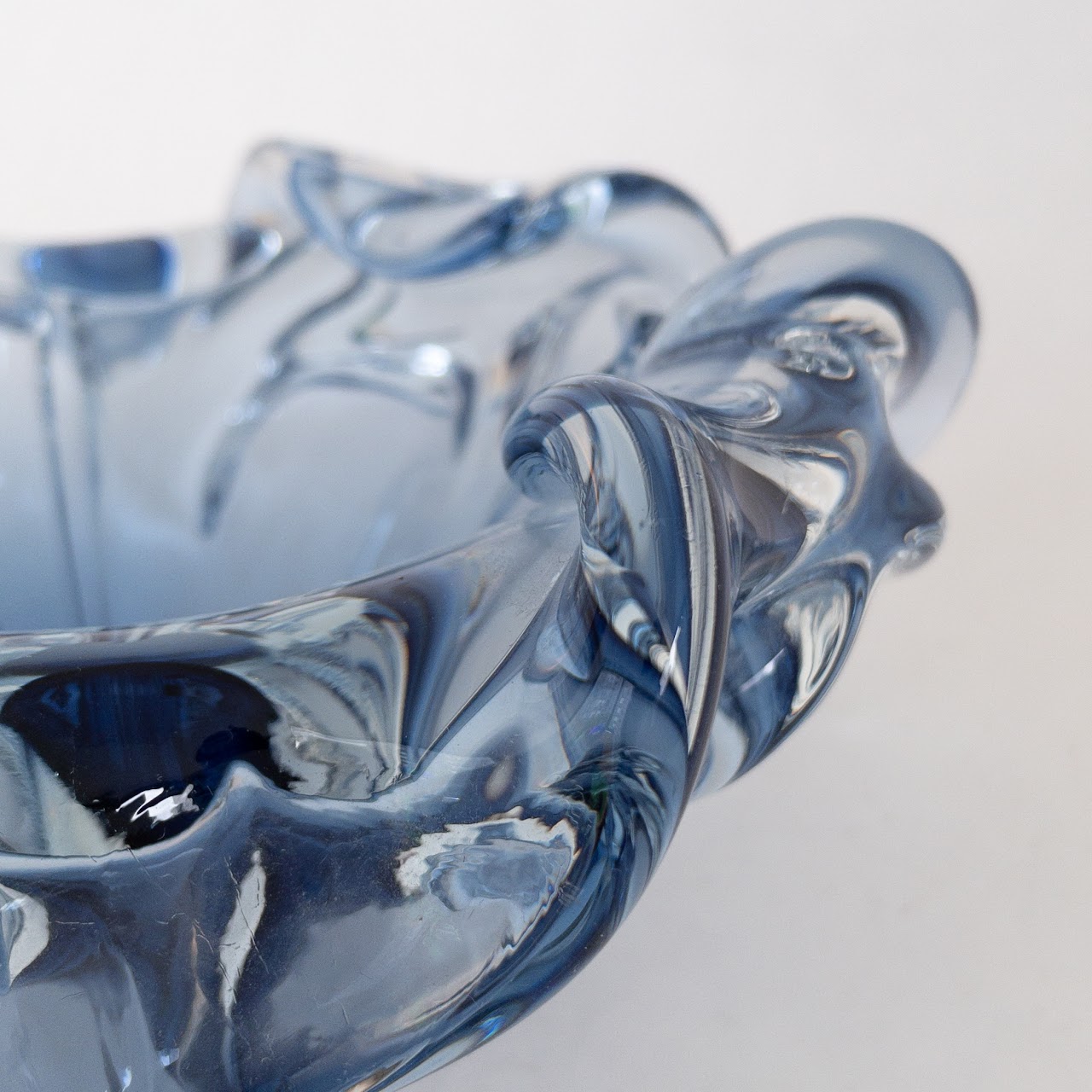 Murano Glass Ruffle Bowl