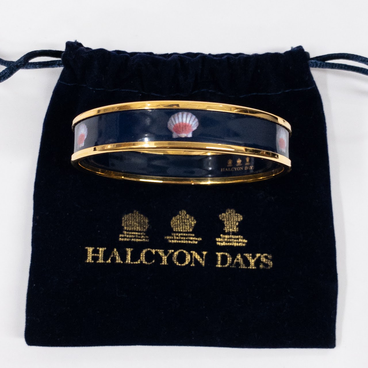 Halcyon Days Shell Bangle Bracelet
