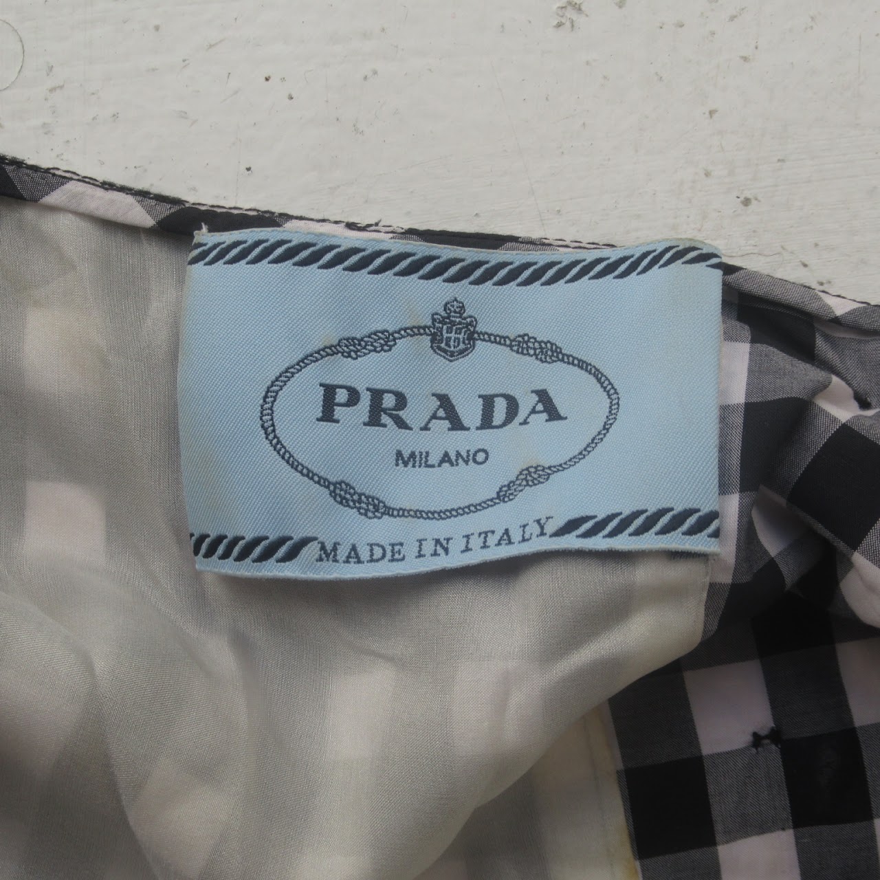 Prada Gingham Dress