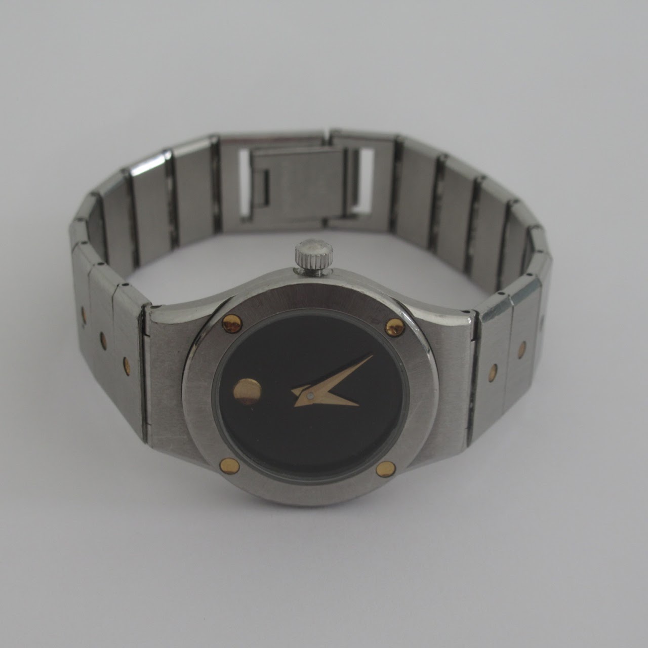 Movado Museum Dial Stainless Steel Wristwatch