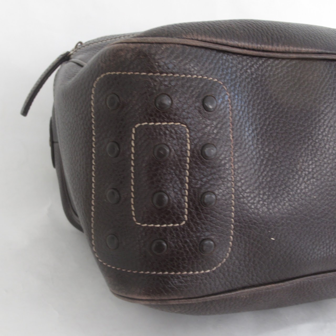 Tod's Chocolate Brown Shoulder  Bag