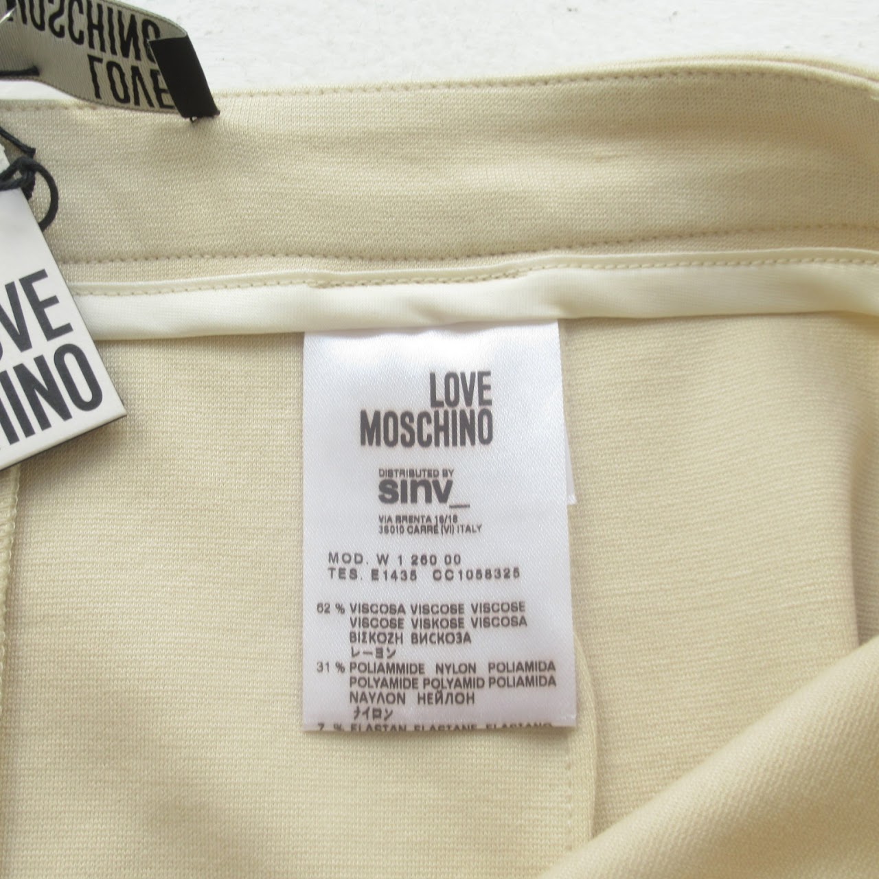 Love Moschino NEW Knit Bow Belt Suit