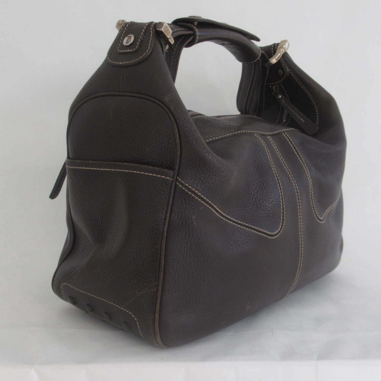 Tod's Chocolate Brown Shoulder  Bag