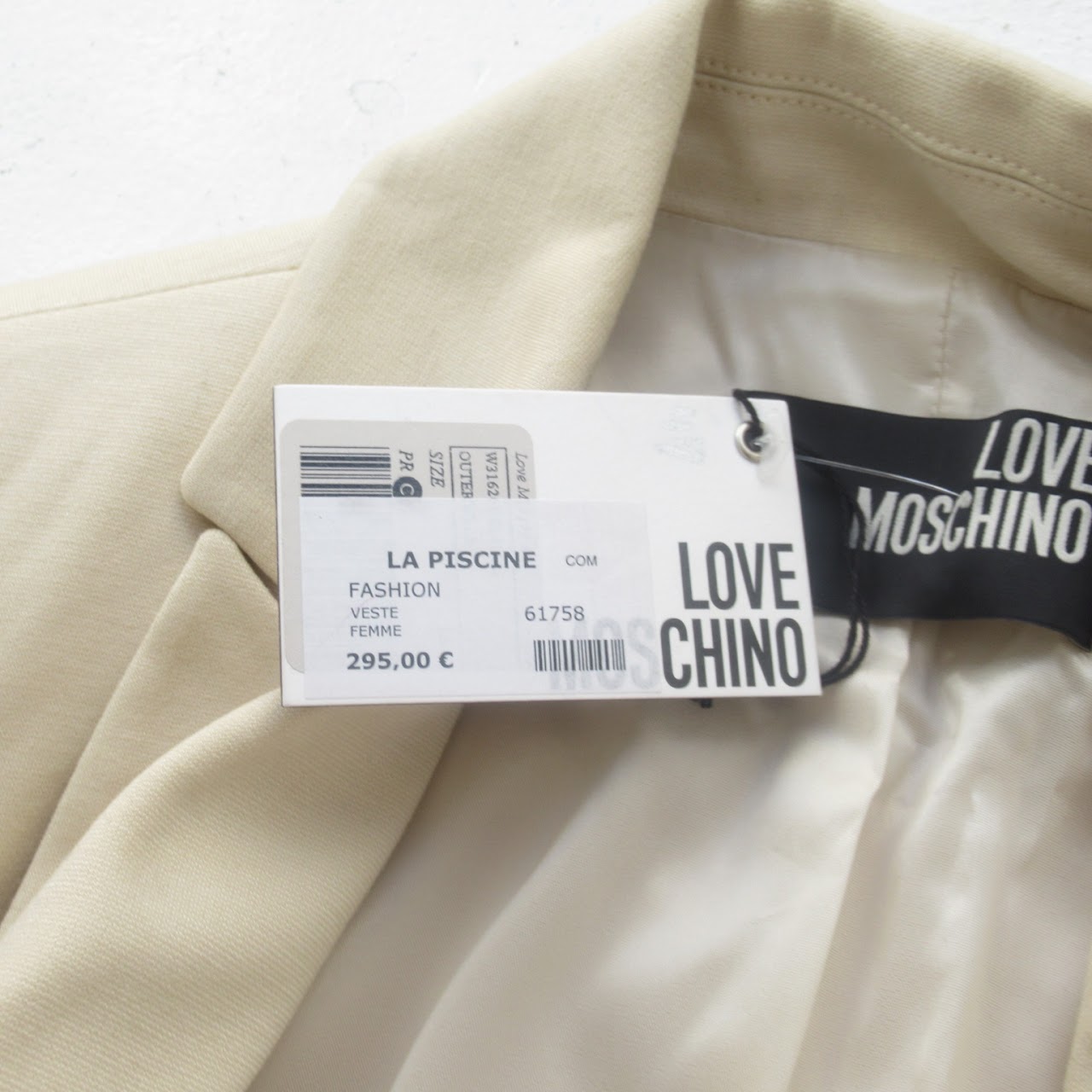 Love Moschino NEW Knit Bow Belt Suit