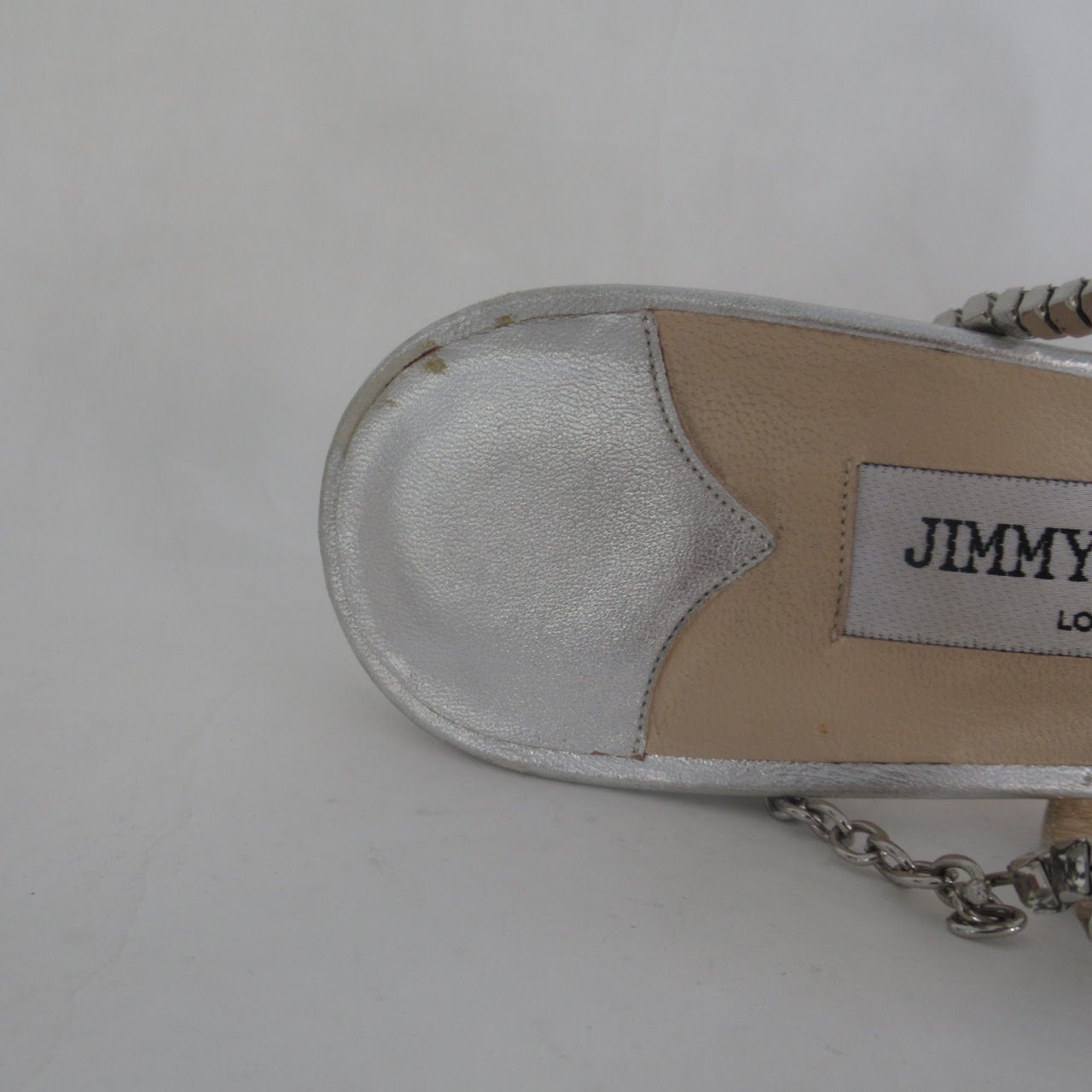 Jimmy Choo Rhinestone Strap Sandals