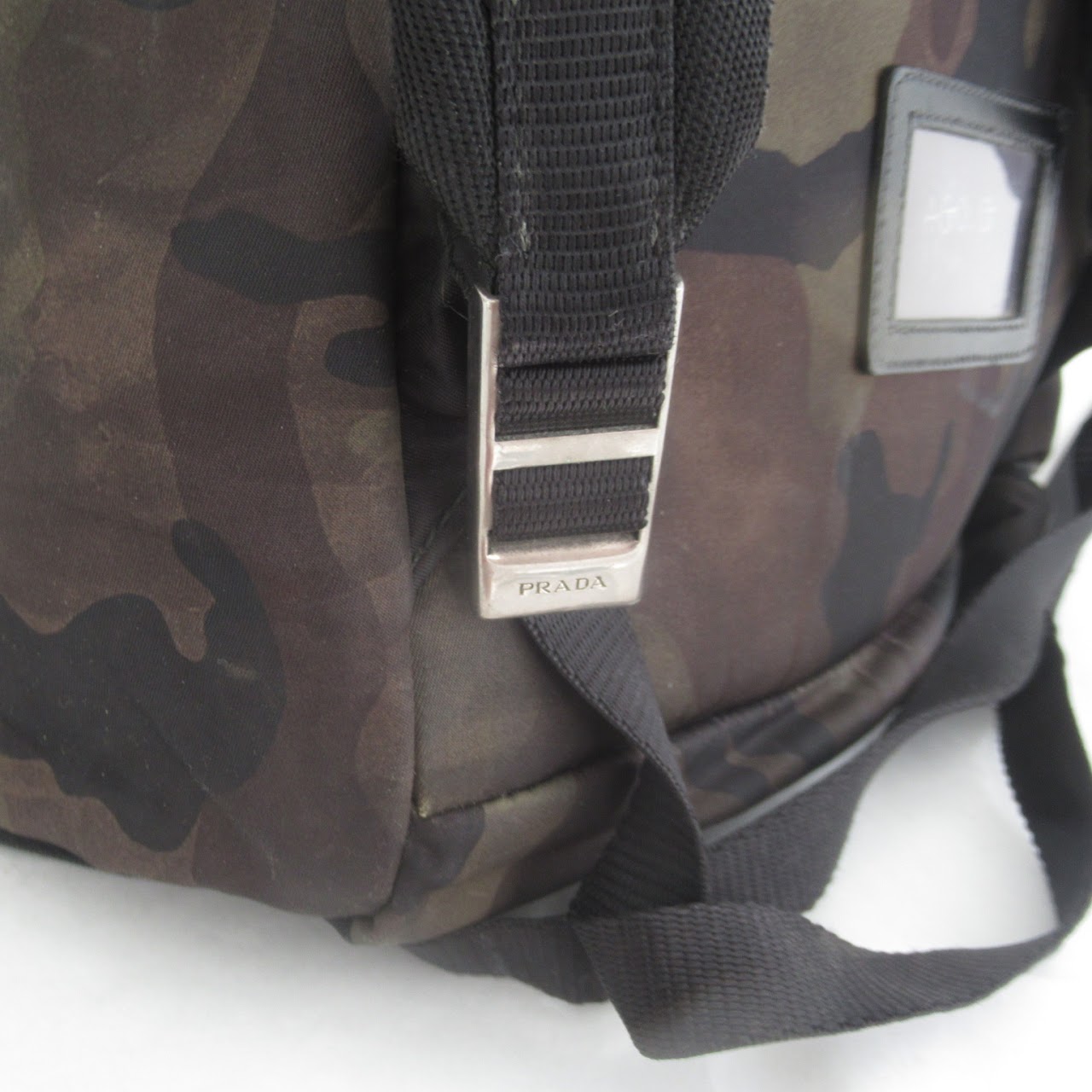 Prada Drawstring Camouflage Backpack