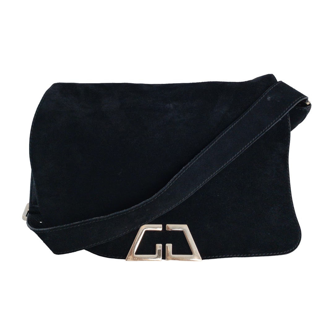 Gucci Suede Shoulder Bag