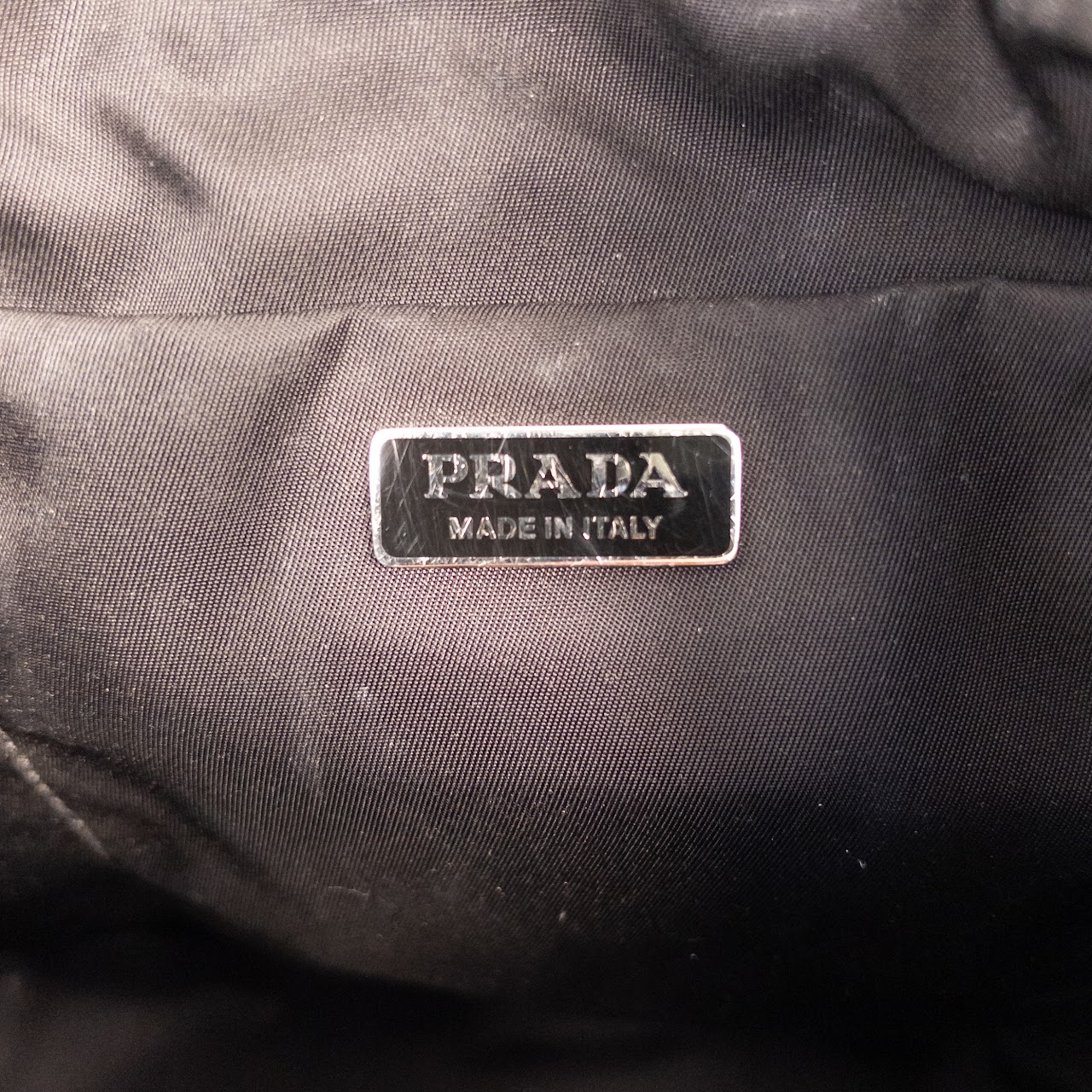 Prada Tessuto Gauffre Black Crossbody Tote