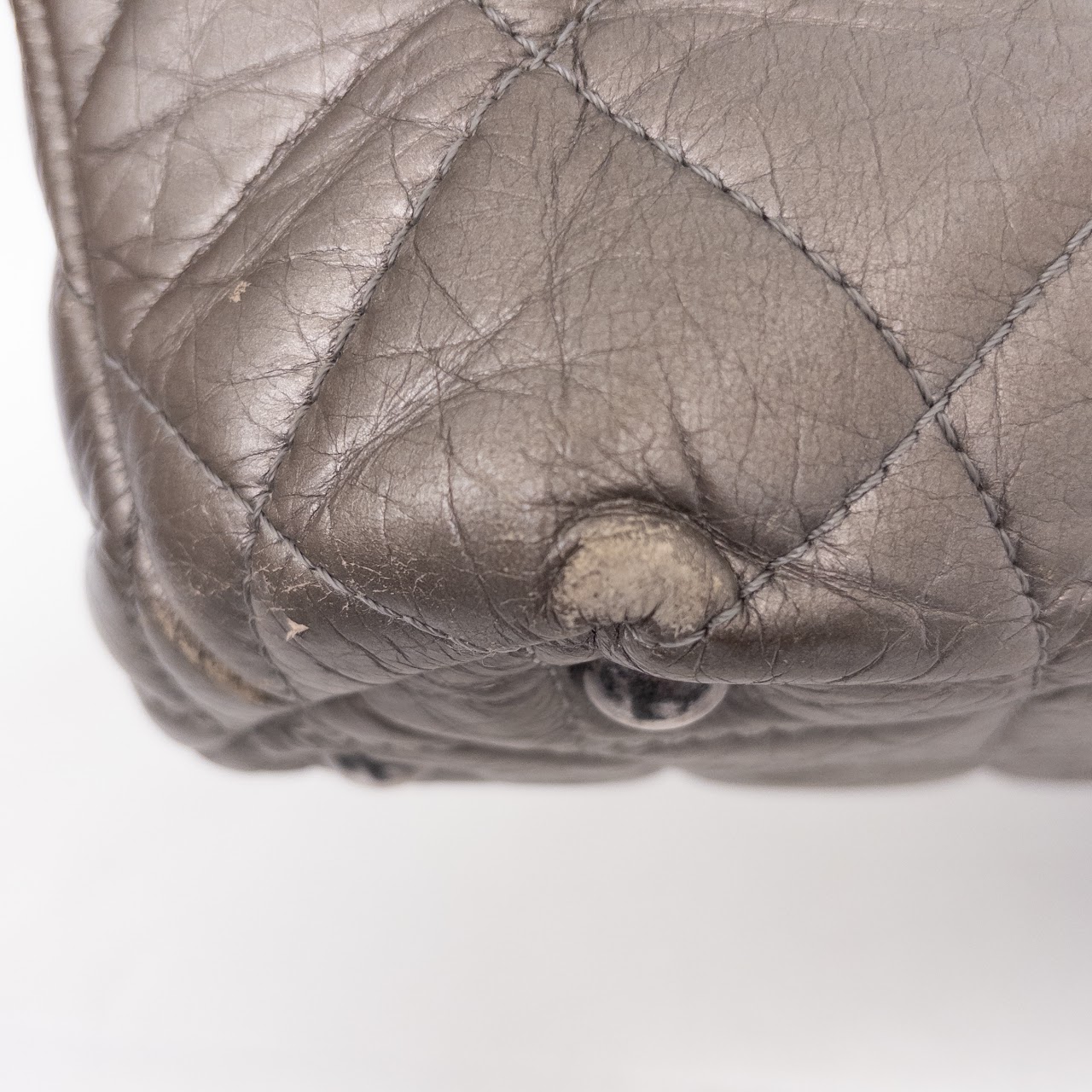 Chanel Quilted Leather Tote NEEDS REPAIR