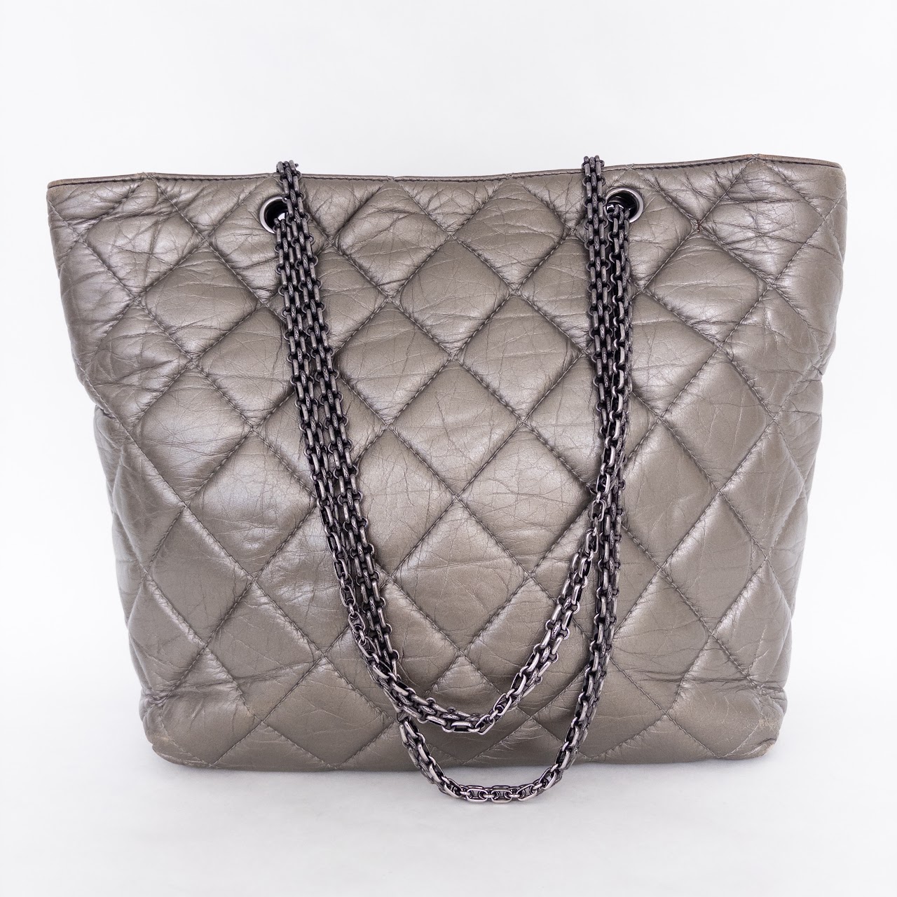 Chanel Quilted Leather Tote NEEDS REPAIR