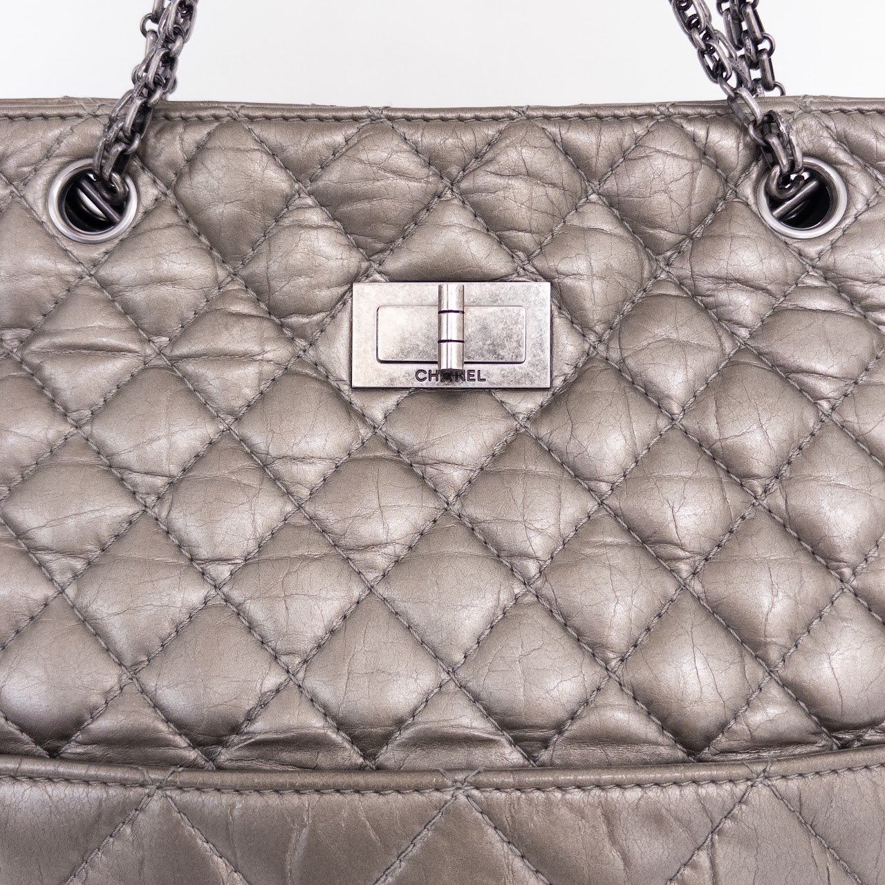 Chanel Quilted Leather Tote NEEDS REPAIR