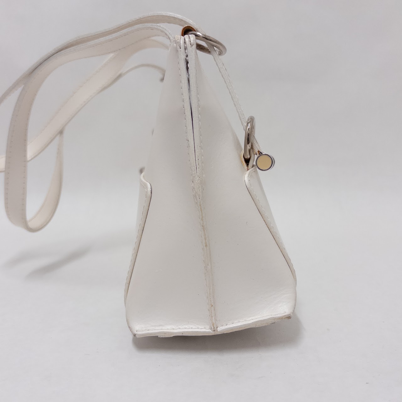 Furla White Leather Shoulder Bag