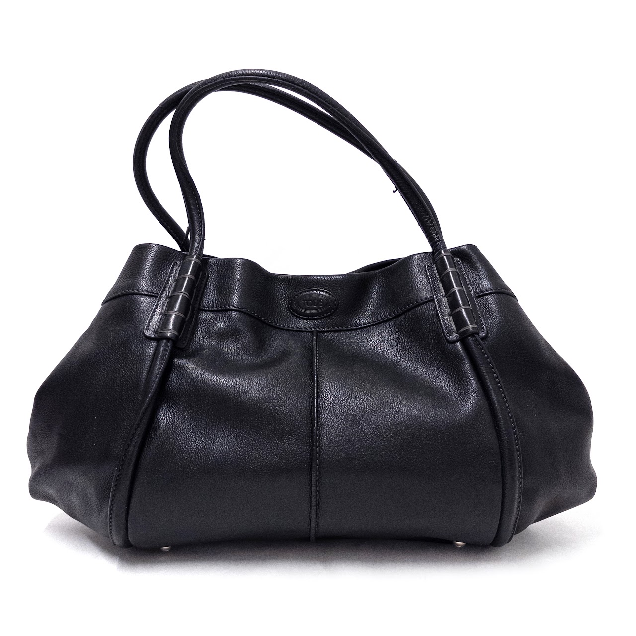 Tod's Black Leather Satchel