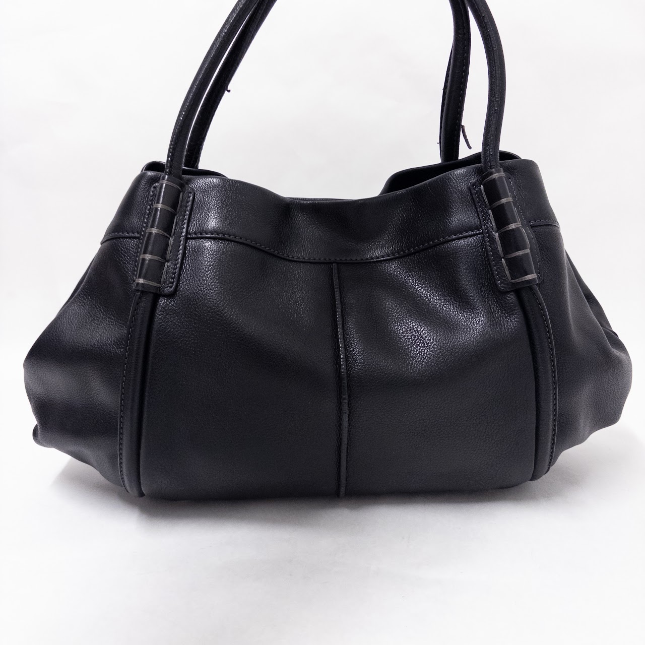 Tod's Black Leather Satchel