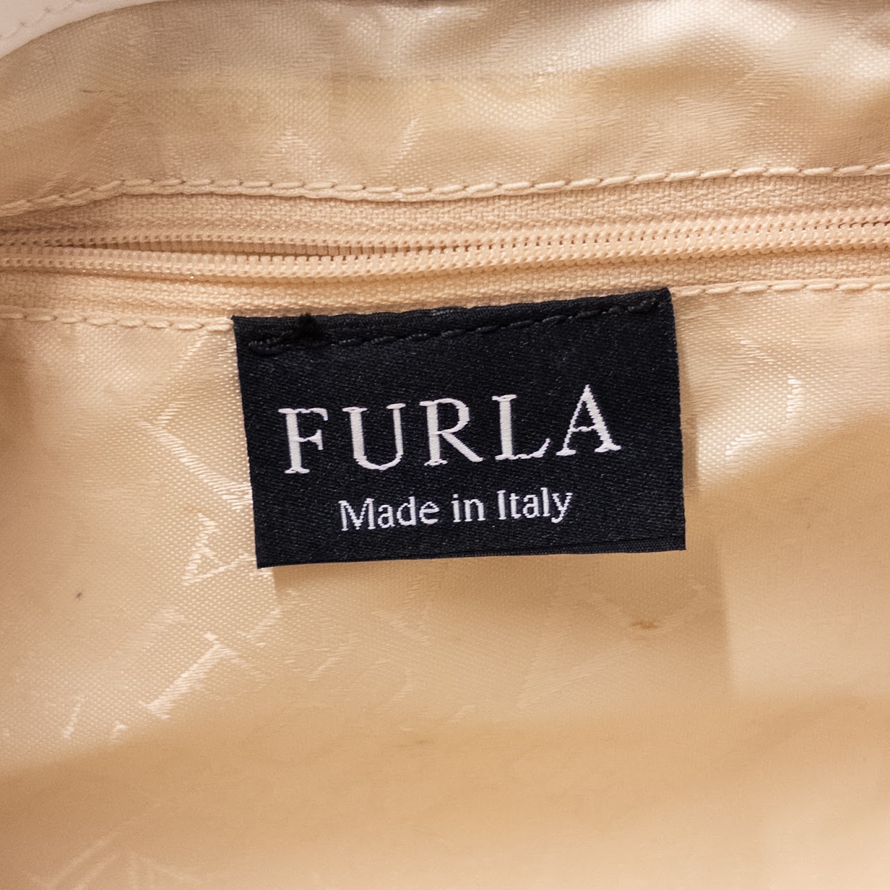 Furla White Leather Shoulder Bag