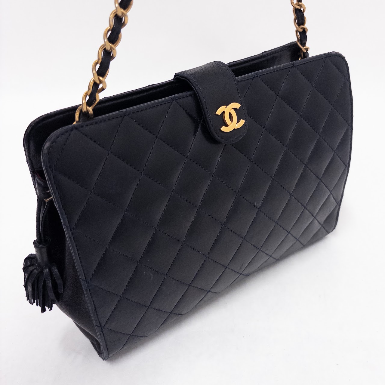 Chanel Quilted Leather Shoulder Bag