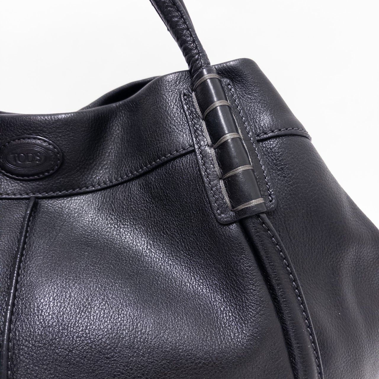 Tod's Black Leather Satchel