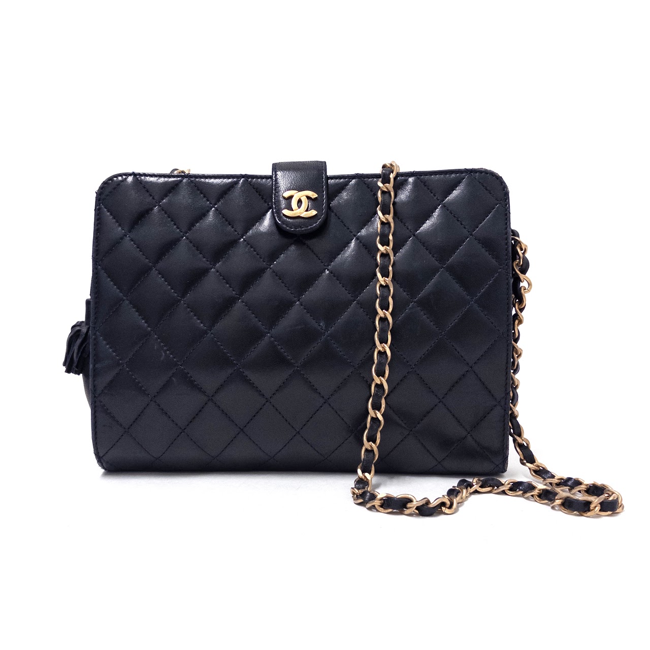 Chanel Quilted Leather Shoulder Bag