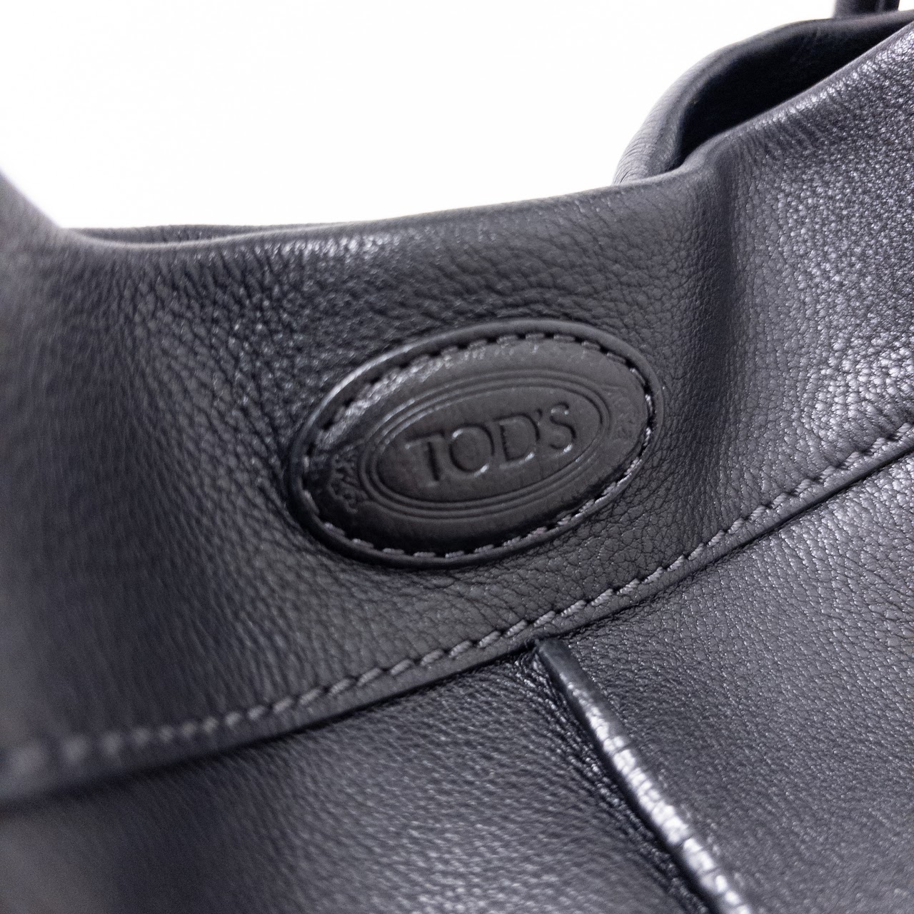 Tod's Black Leather Satchel