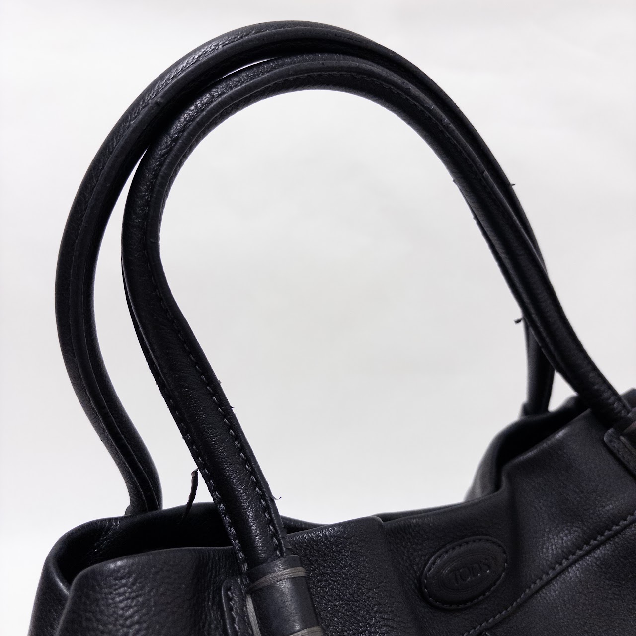 Tod's Black Leather Satchel