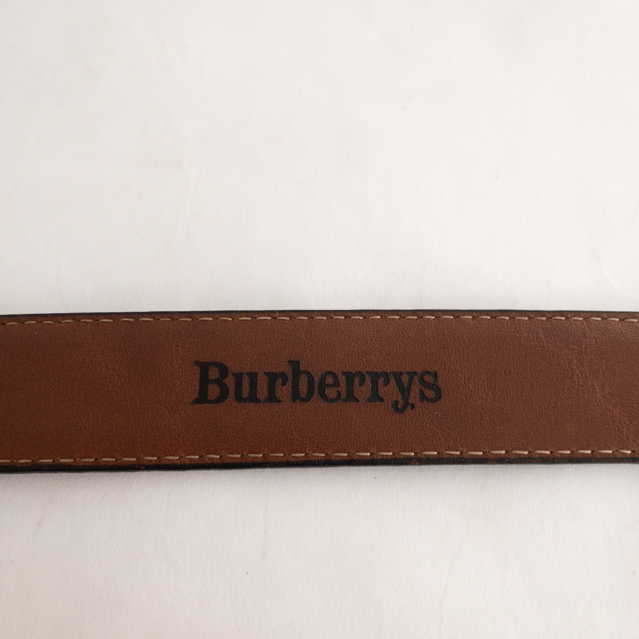 Burberrys Vintage Calf Skin Belt