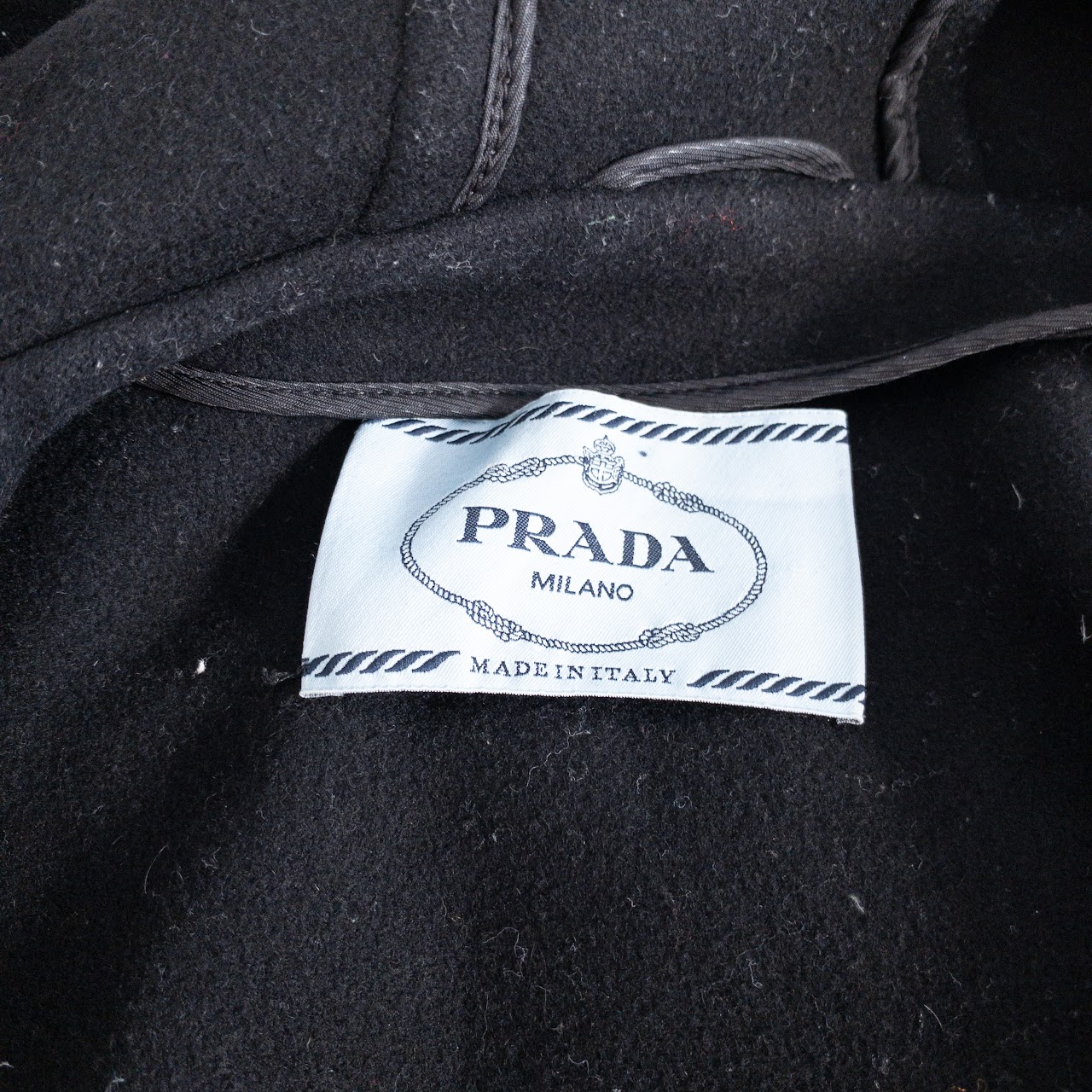 Prada Hooded Overcoat
