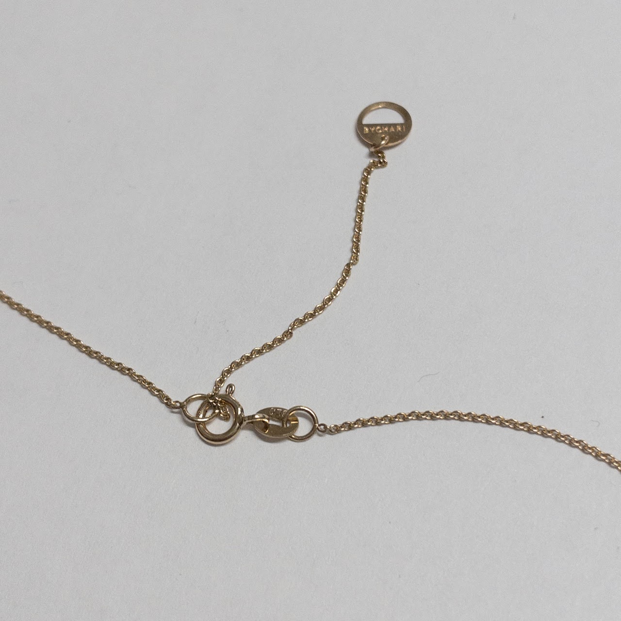 14K Gold Bychari Gemini Pendant Necklace
