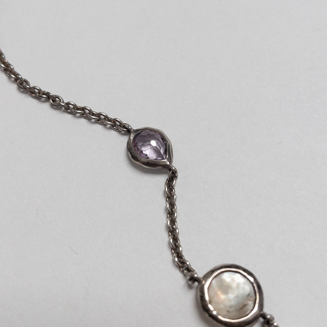Sterling Silver Ippolita Multi Stone Necklace