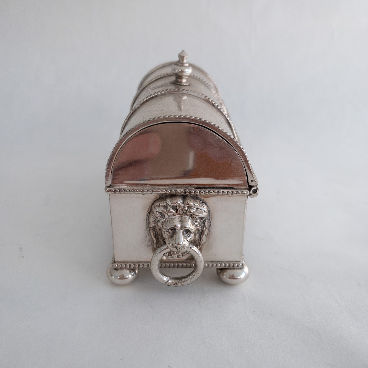 Late 19th Century English Sheffield Silver Plated Double Inkwell Holder