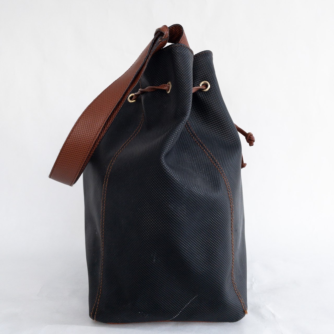 Bottega Venetta Leather Bucket Bag