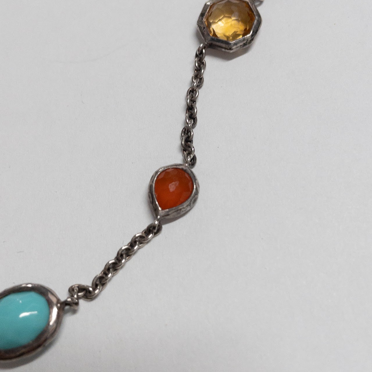 Sterling Silver Ippolita Multi Stone Necklace